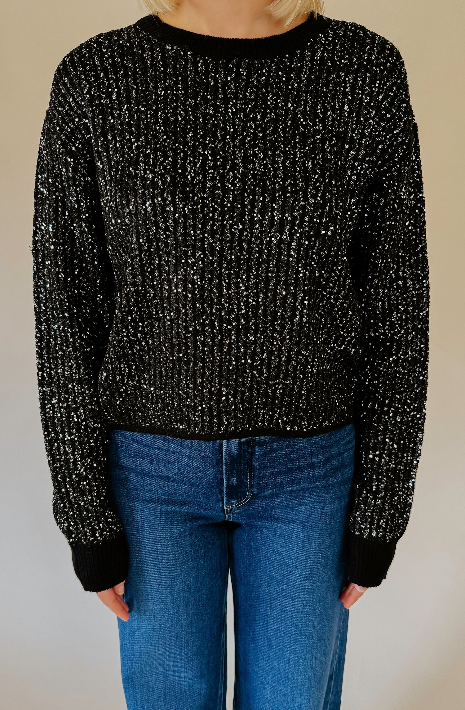 Z SUPPLY GLEAM SEQUIN SWEATER