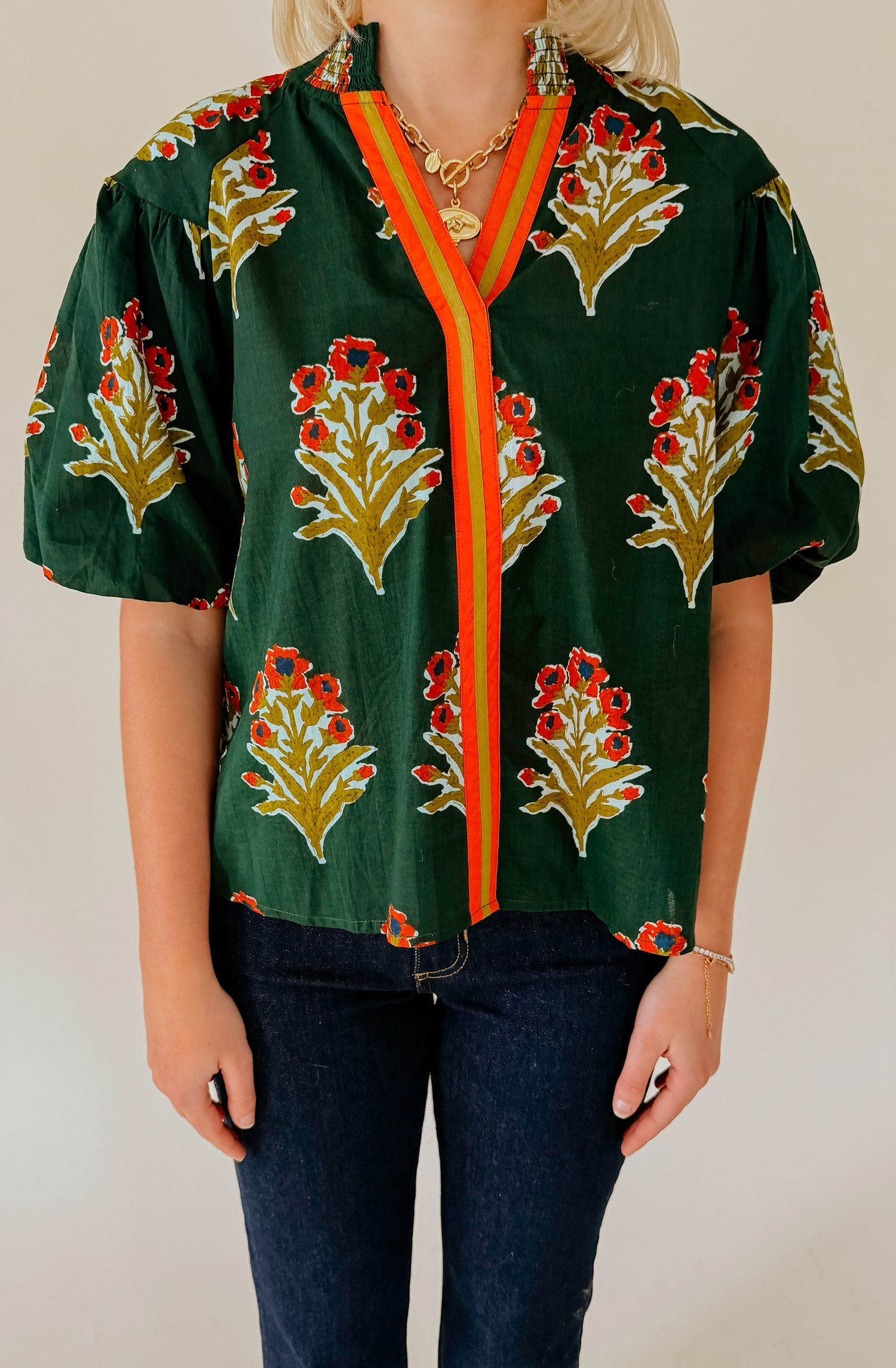 PATTERN PLAY PRINTED BLOUSE