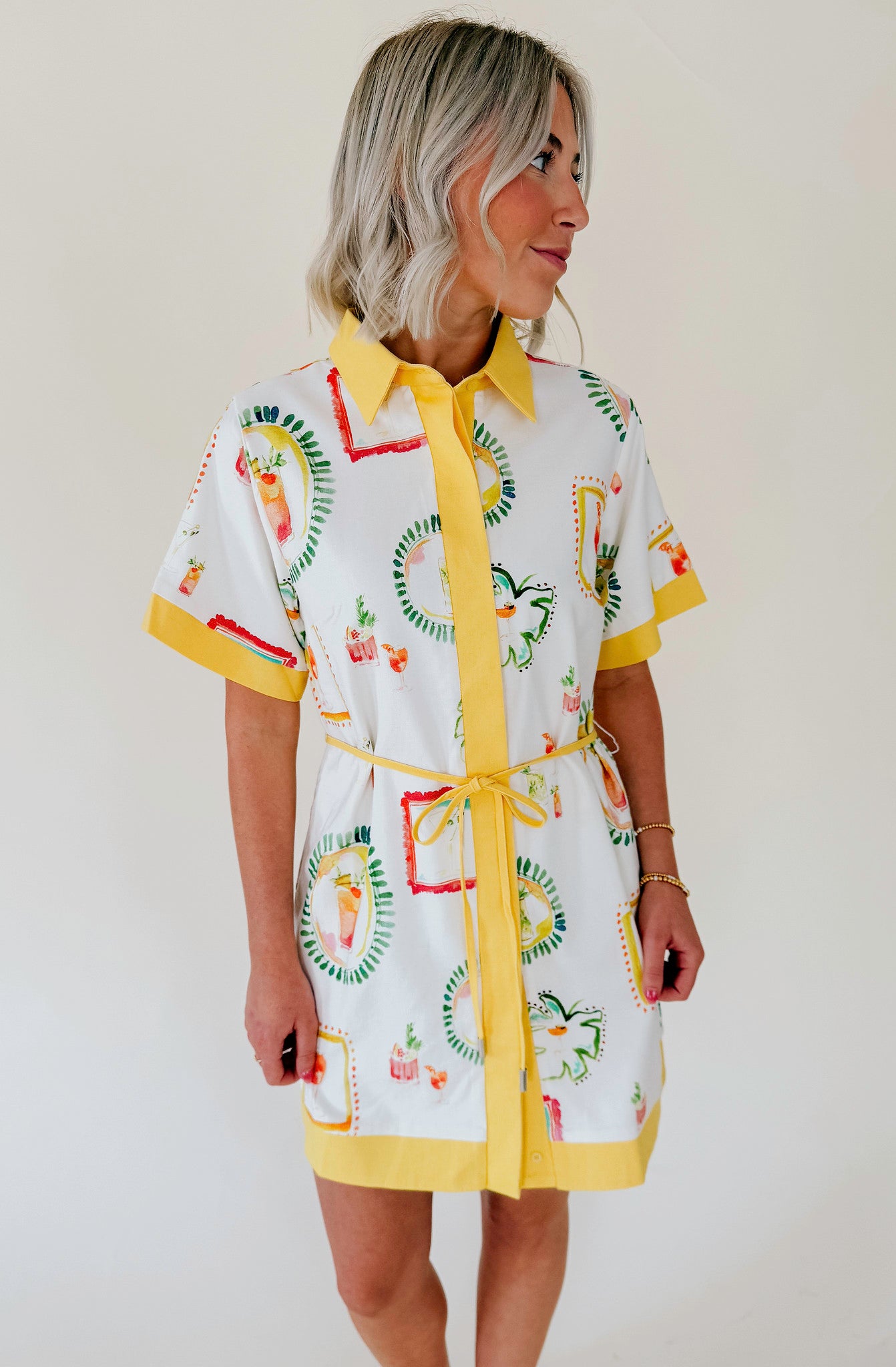 SPRITZ PLEASE SHIFT DRESS