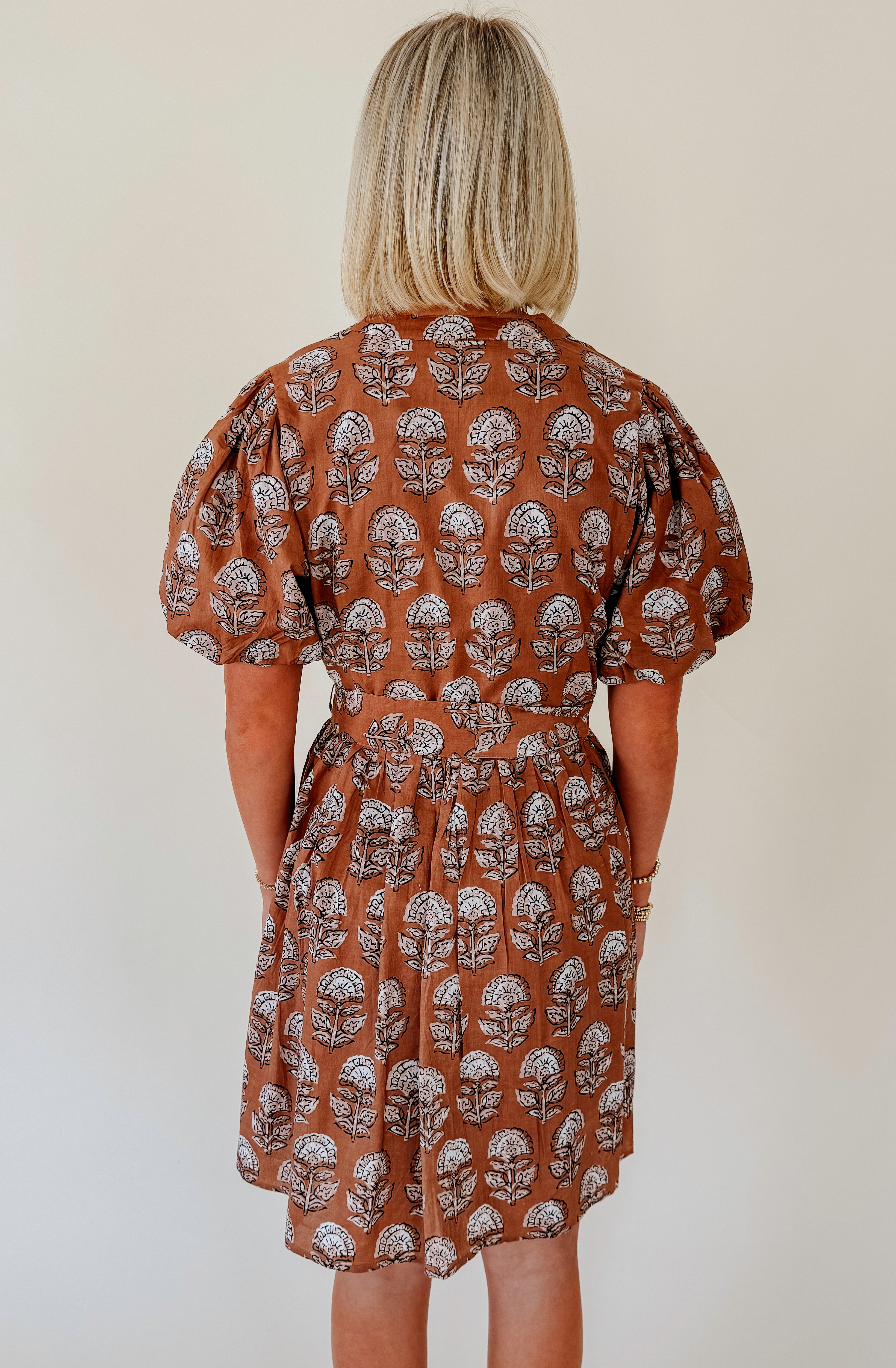 SPICE IT UP FLORAL MINI DRESS