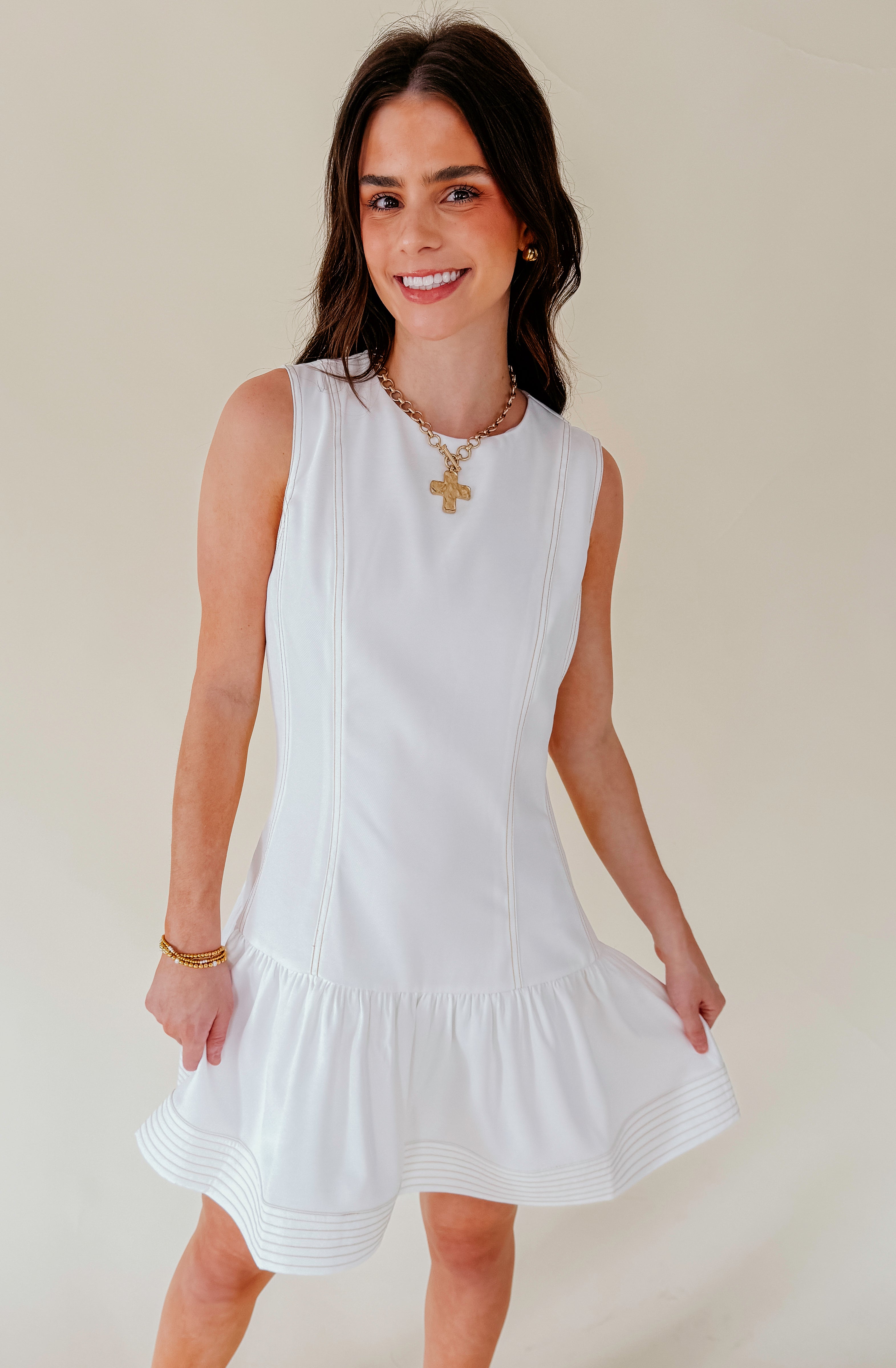 CIEBON HOLLIS FIT AND FLARE DRESS