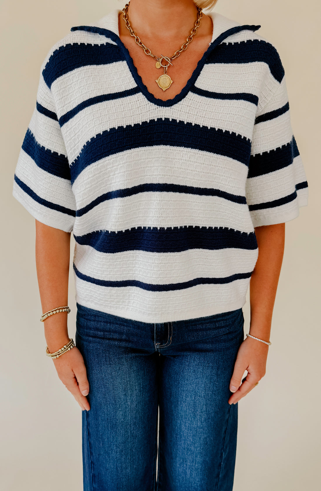 THE MALLORY COLLARED SWEATER