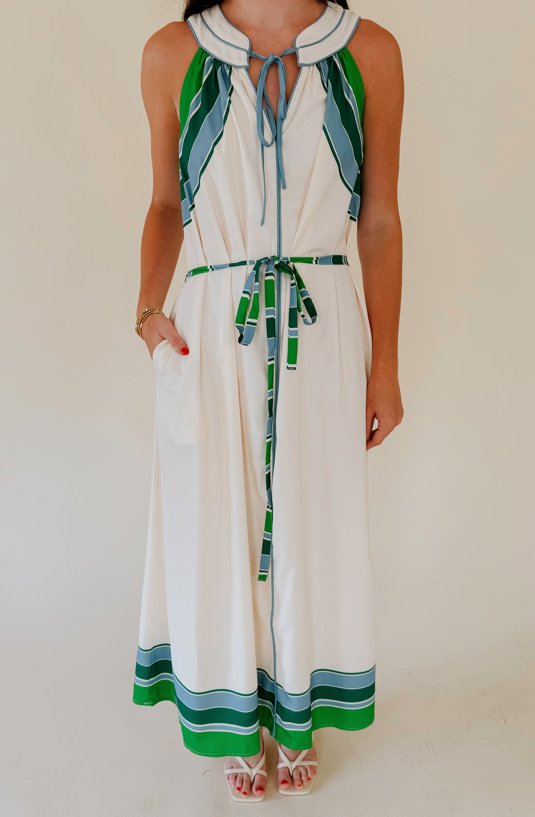 CIEBON MAVIS HALTER MIDI
