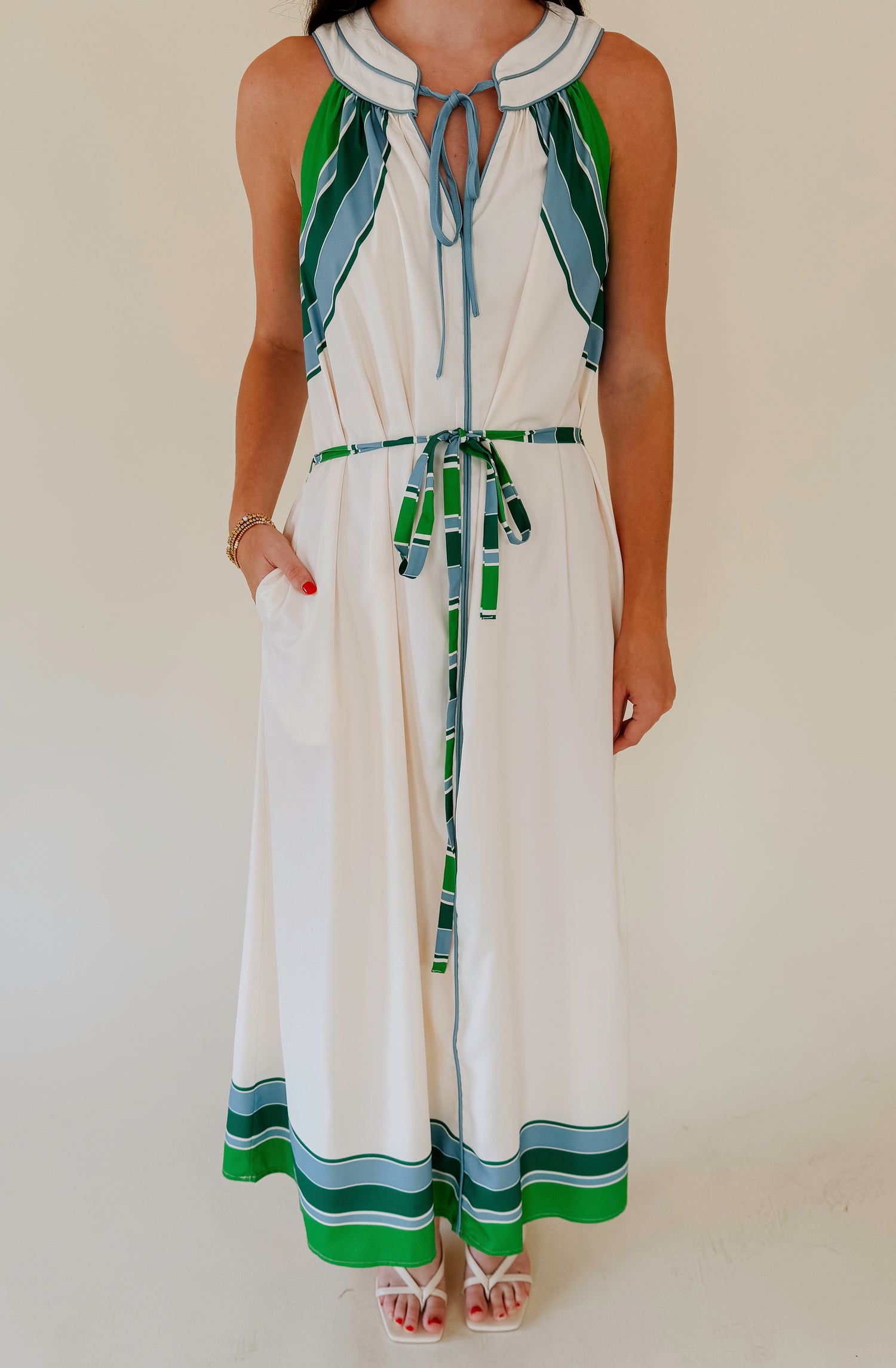 CIEBON MAVIS HALTER MIDI