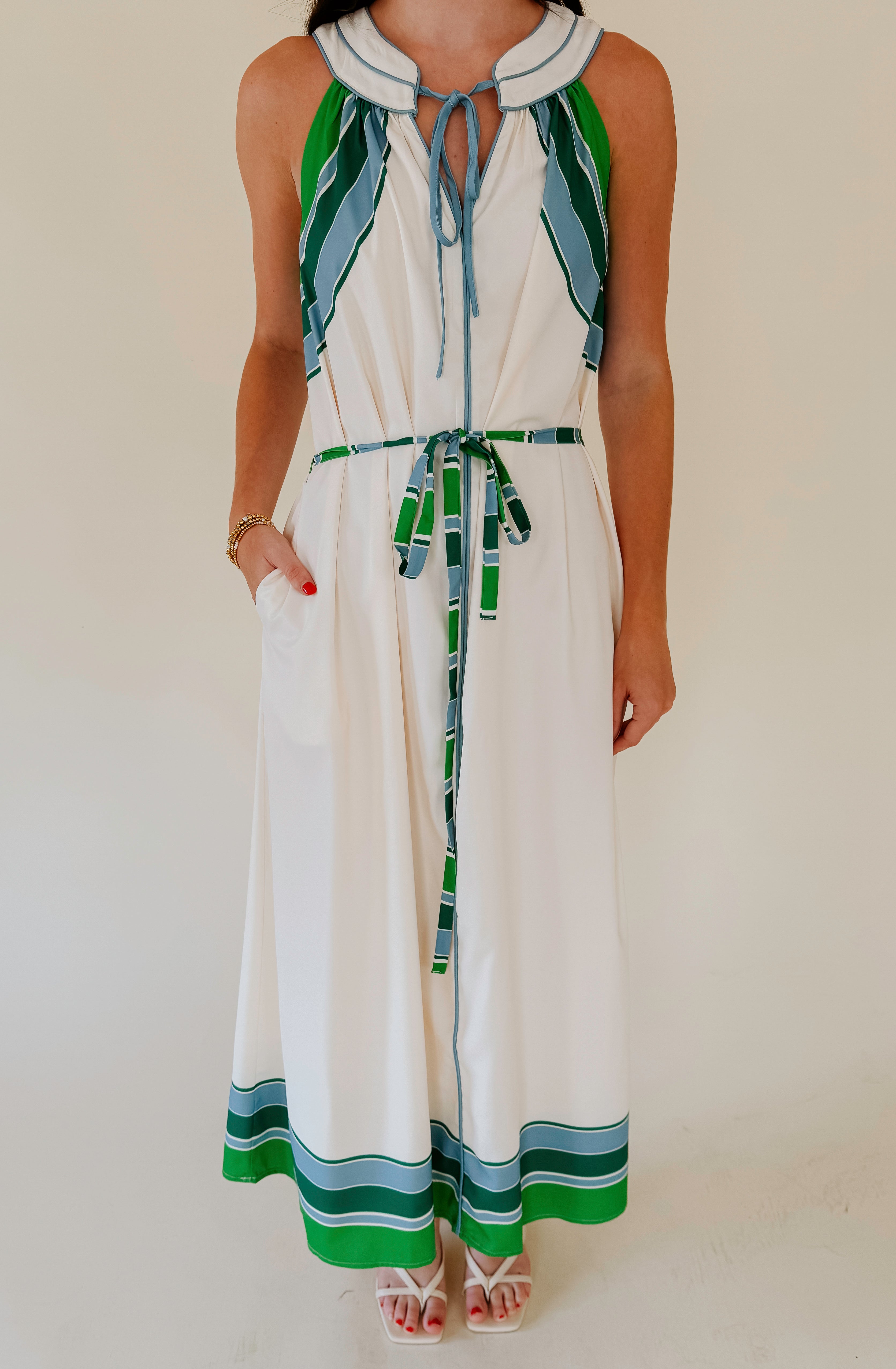 CIEBON MAVIS HALTER MIDI