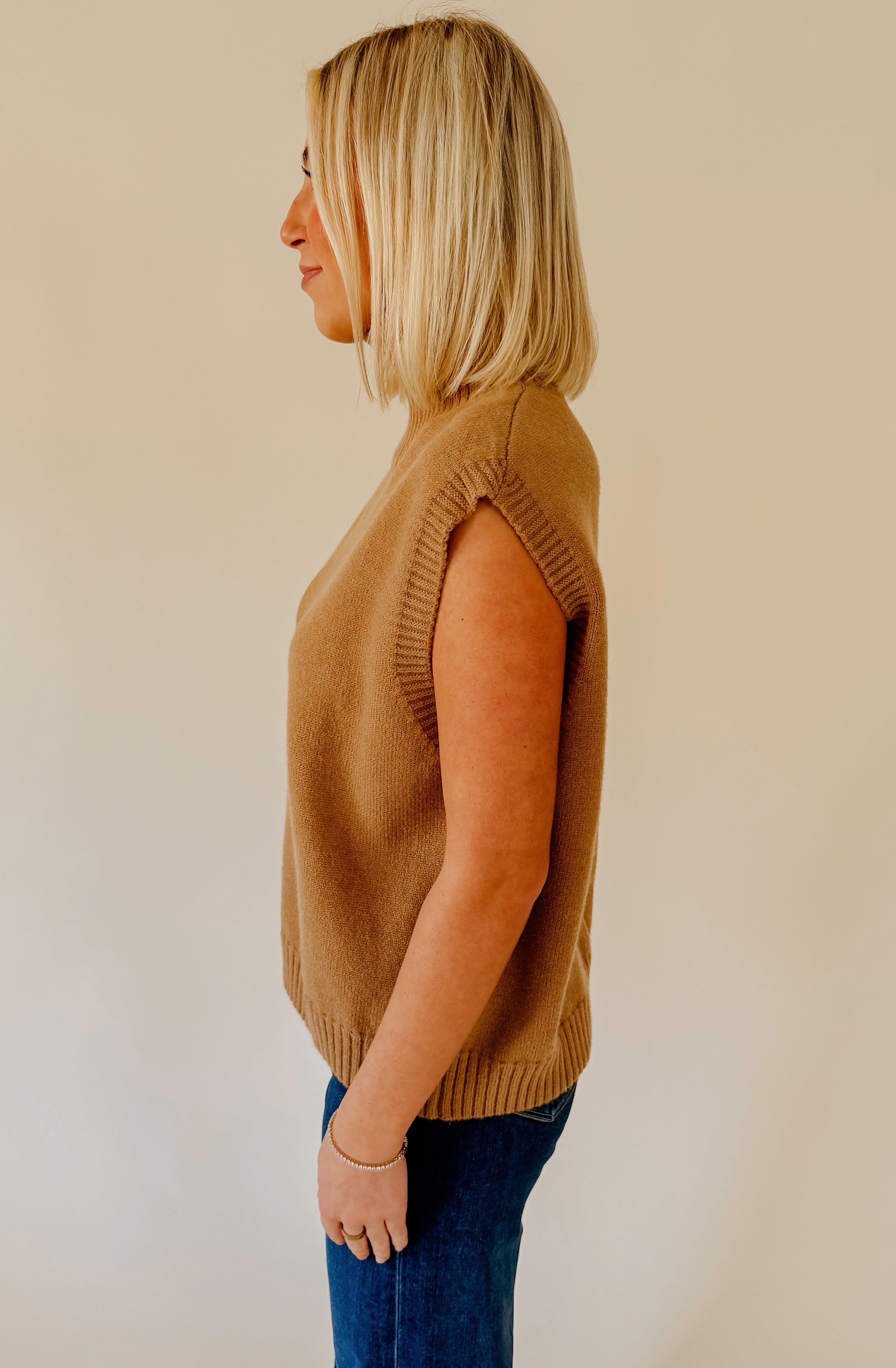 LOVE YOU A LATTE MOCK NECK SWEATER