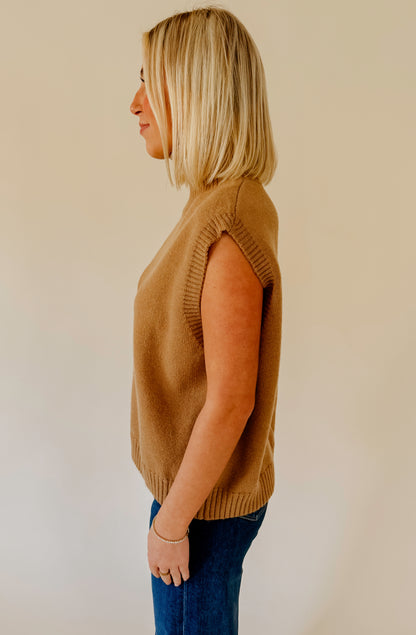 LOVE YOU A LATTE MOCK NECK SWEATER