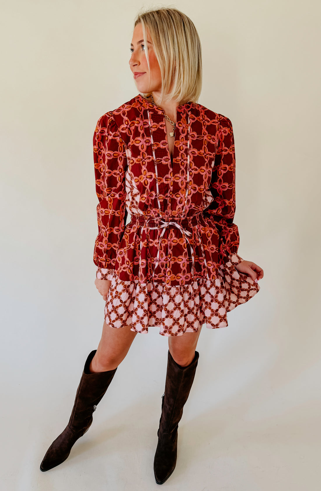 PLAY IT AGAIN MINI DRESS