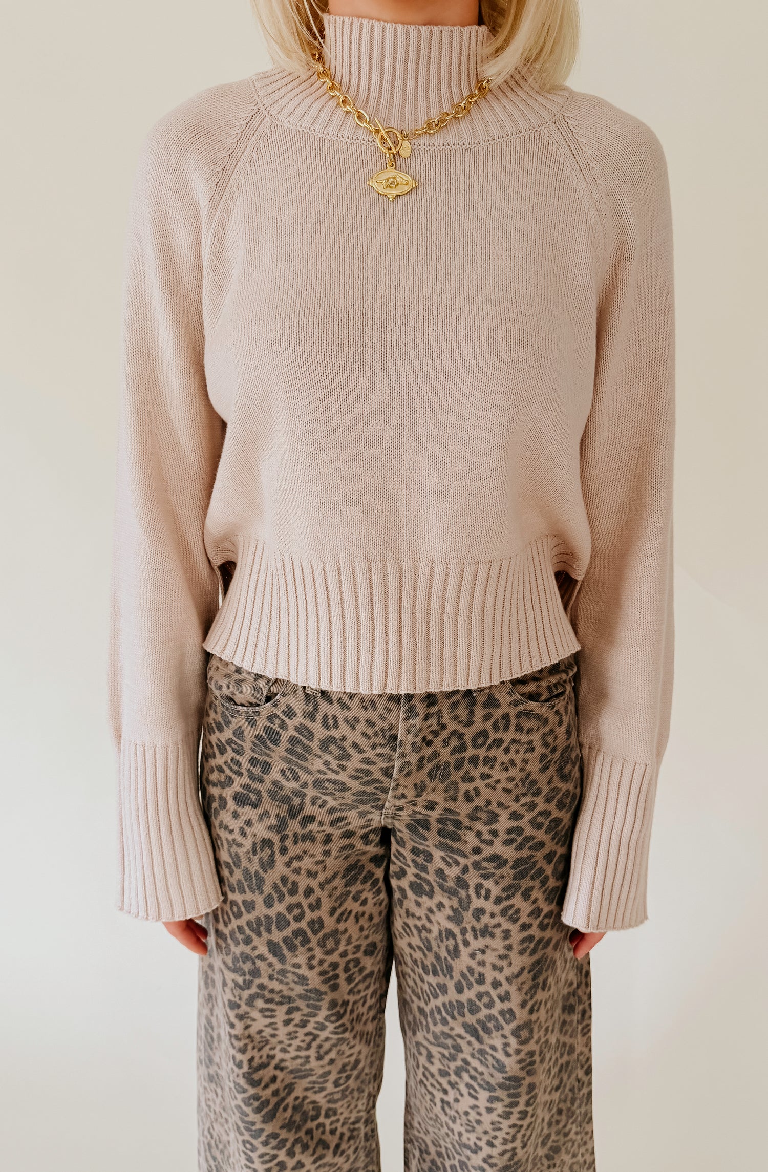 FOREVER WEAR MOCK NECK SWEATER