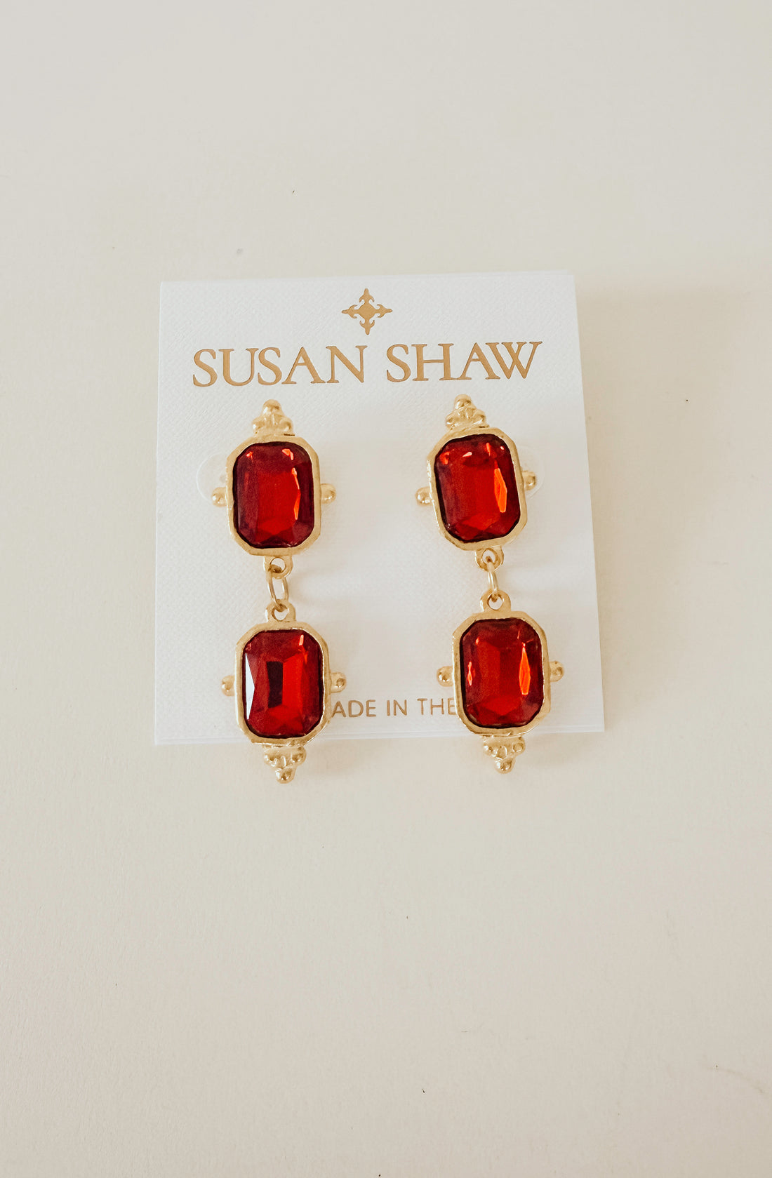 SUSAN SHAW COLLINS HIGHBALL EARRINGS
