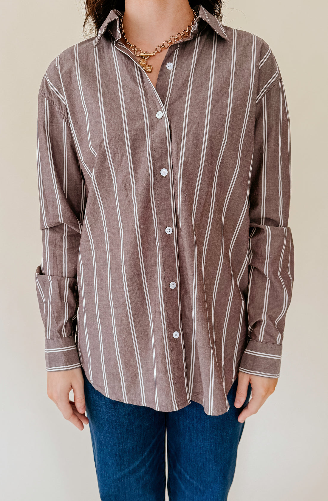 Z SUPPLY SEAPORT STRIPED POPLIN SHIRT
