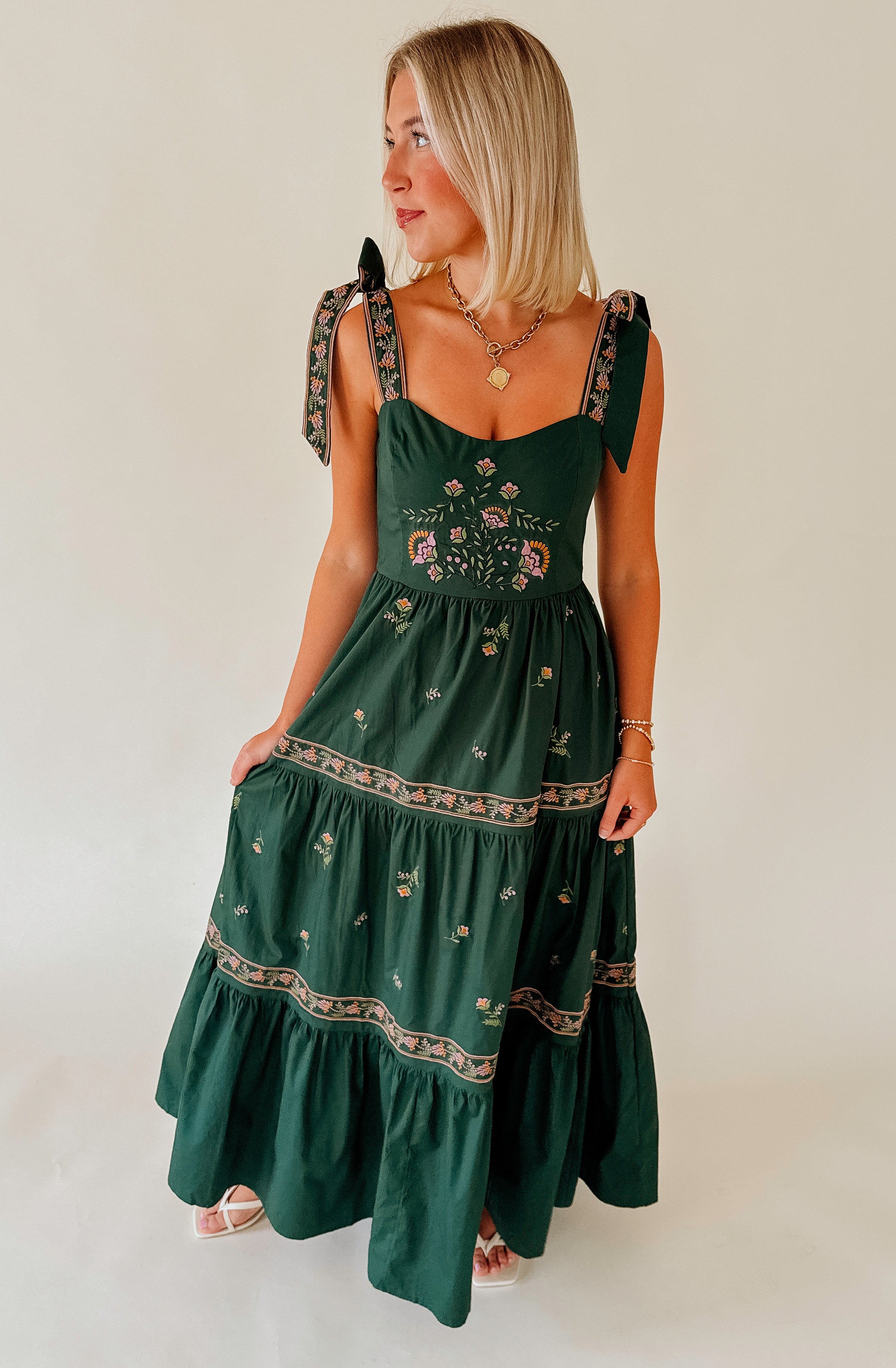 THE MABLE EMBROIDERED DRESS