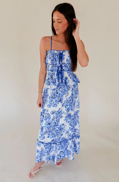 MEET ME IN GREECE MAXI SKIRT