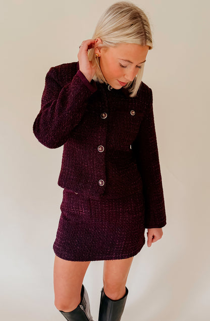 LINE AND DOT CHARLI TWEED JACKET