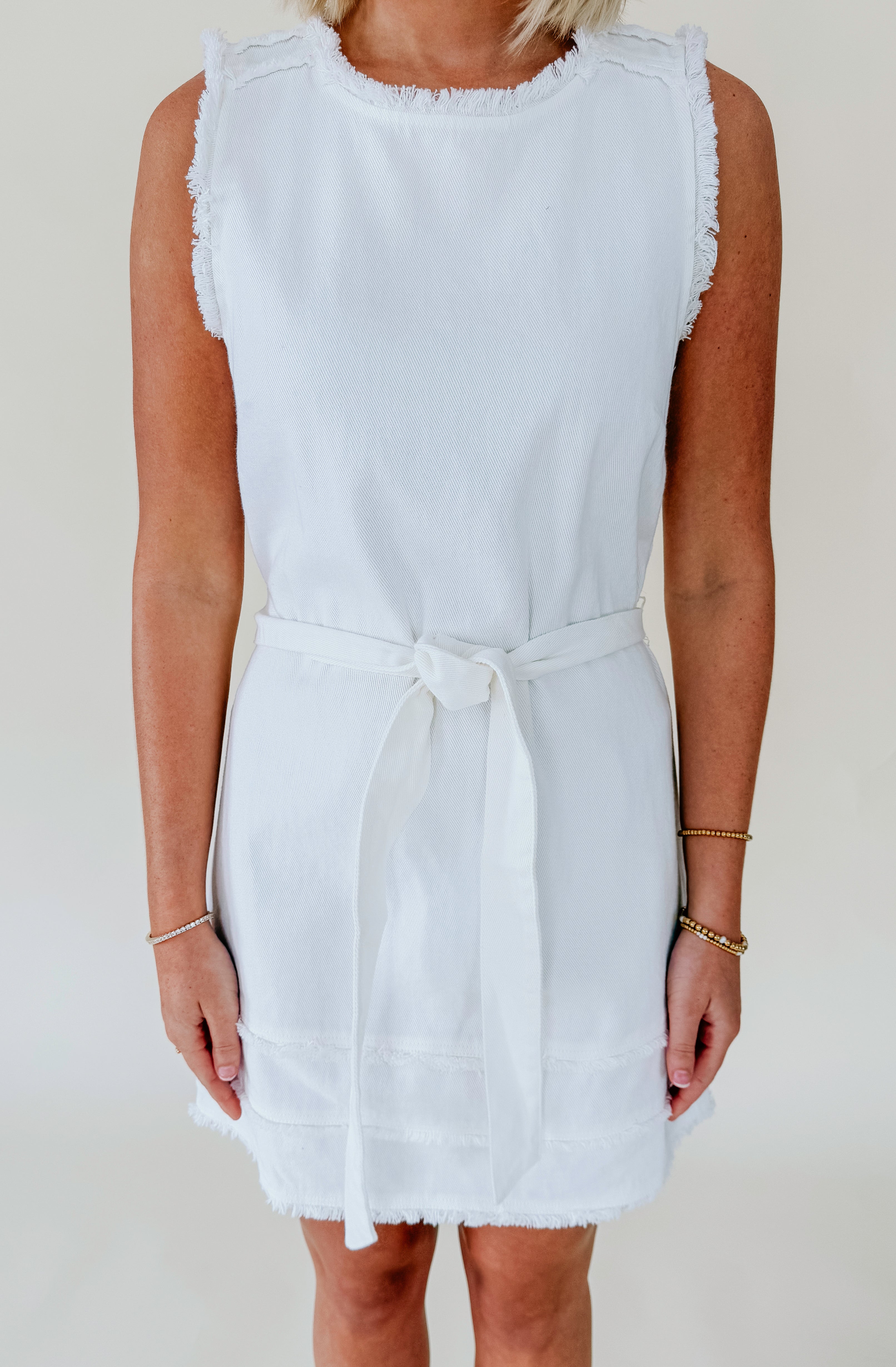 ON THE BOARDWALK DENIM DRESS