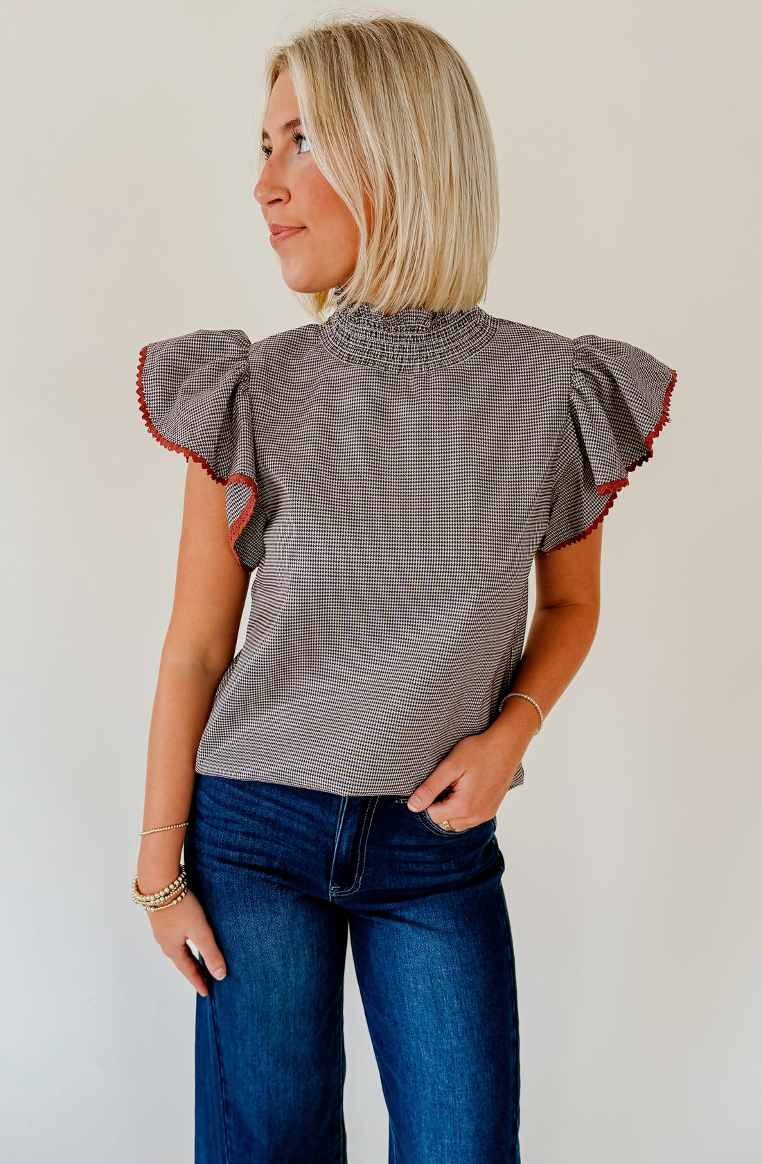 HIGH HOPES HIGH NECK BLOUSE