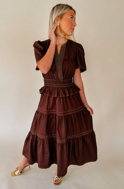 TAKE YOUR TIME MIDI DRESS