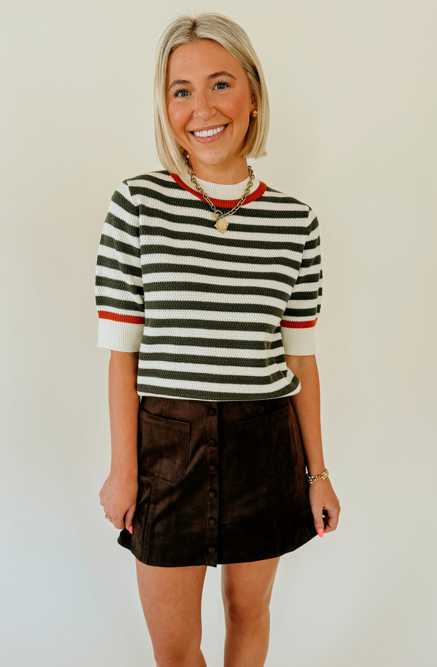 LONG STORY SHORT STRIPED SWEATER