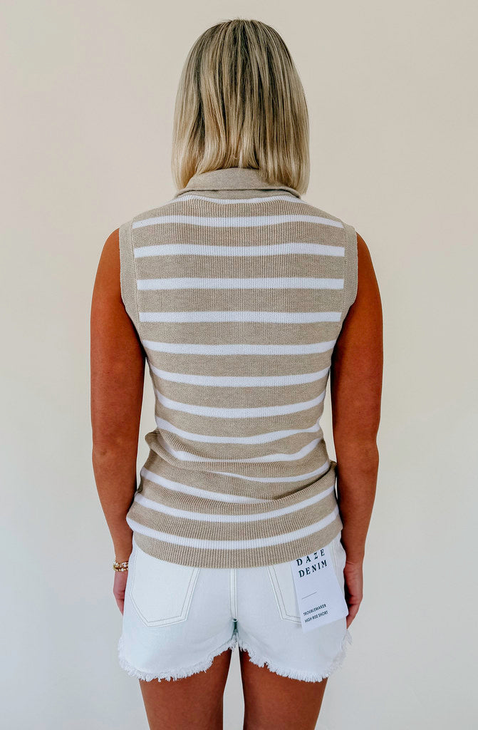 BELLA QUARTER ZIP TOP