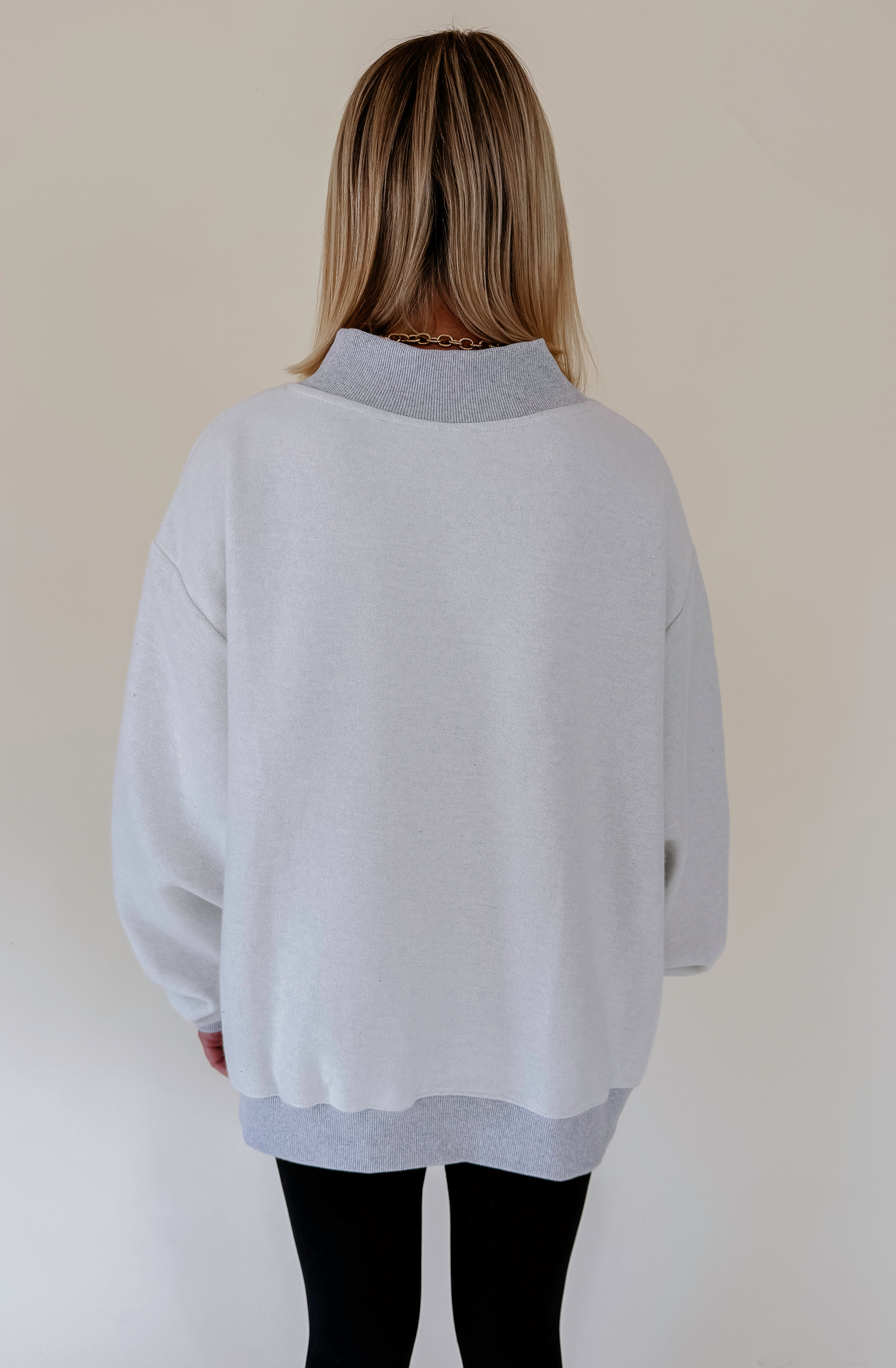 HOGS REVERSIBLE MOCK NECK SWEATSHIRT