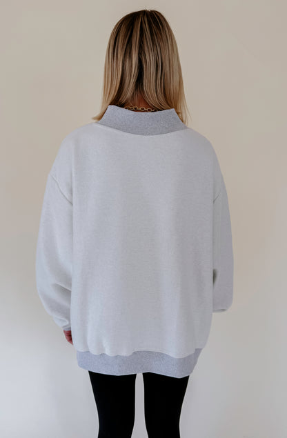HOGS REVERSIBLE MOCK NECK SWEATSHIRT