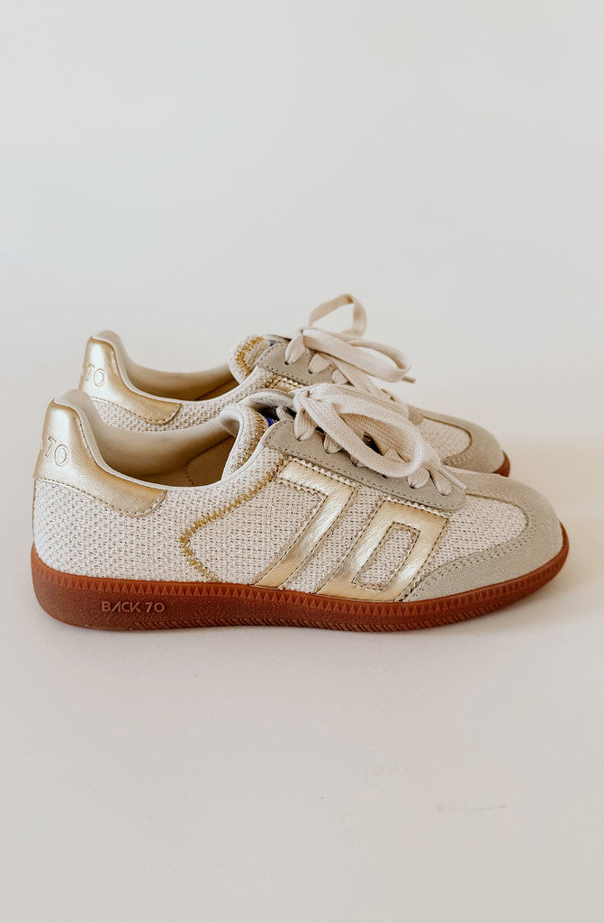 BACK 70 IUTA SNEAKER IN GOLD