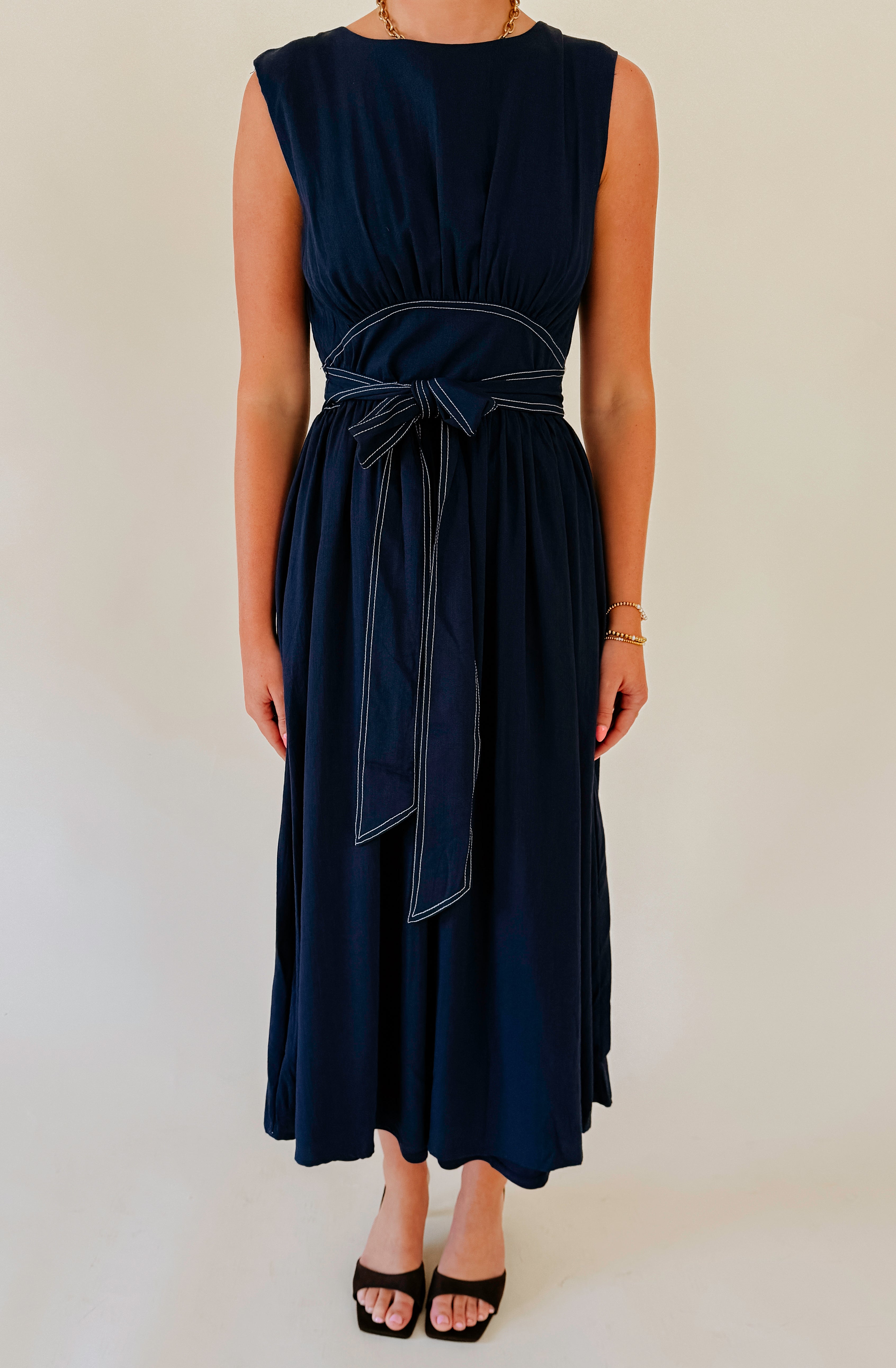 PERFECT STITCH MIDI DRESS