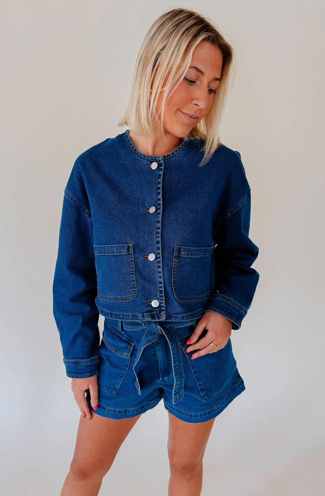 THAT TRACKS DENIM SHORT