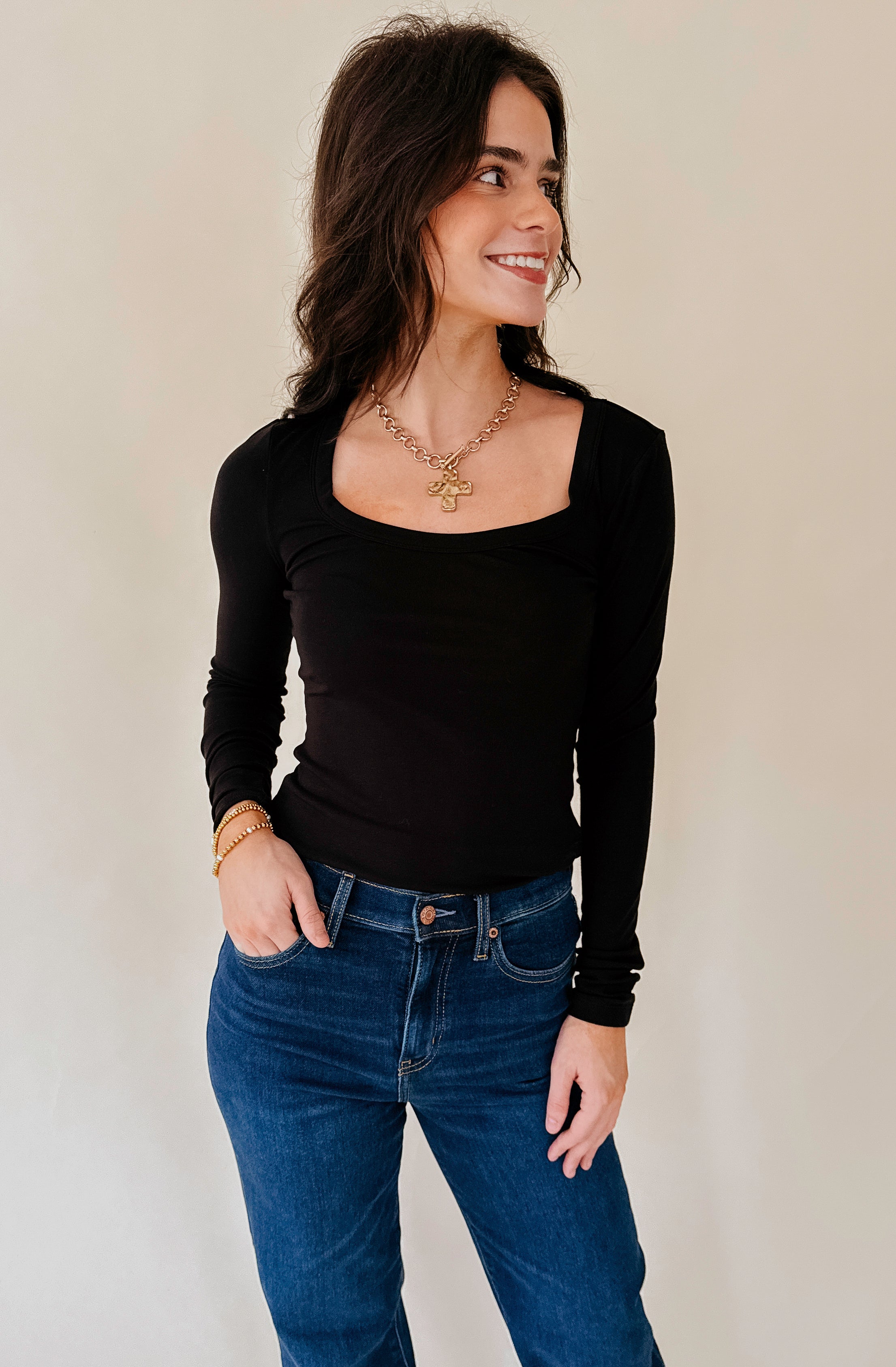 Z SUPPLY SECOND SKIN SCOOP NECK TEE