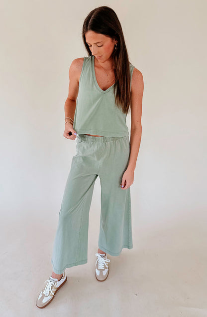 Z SUPPLY SCOUT JERSEY CROP FLARE PANT