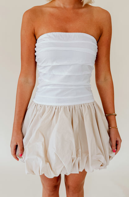 GOOD JUDGEMENT BUBBLE HEM DRESS