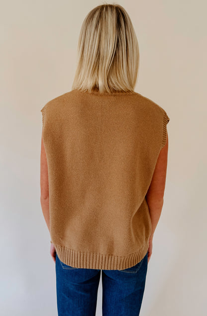 LOVE YOU A LATTE MOCK NECK SWEATER