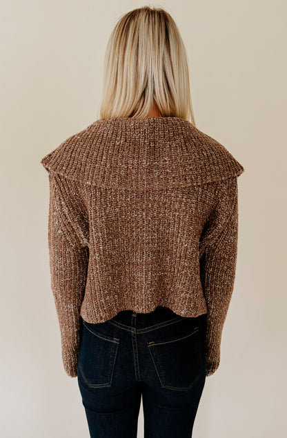 COLLAR LATER COLLARED SWEATER