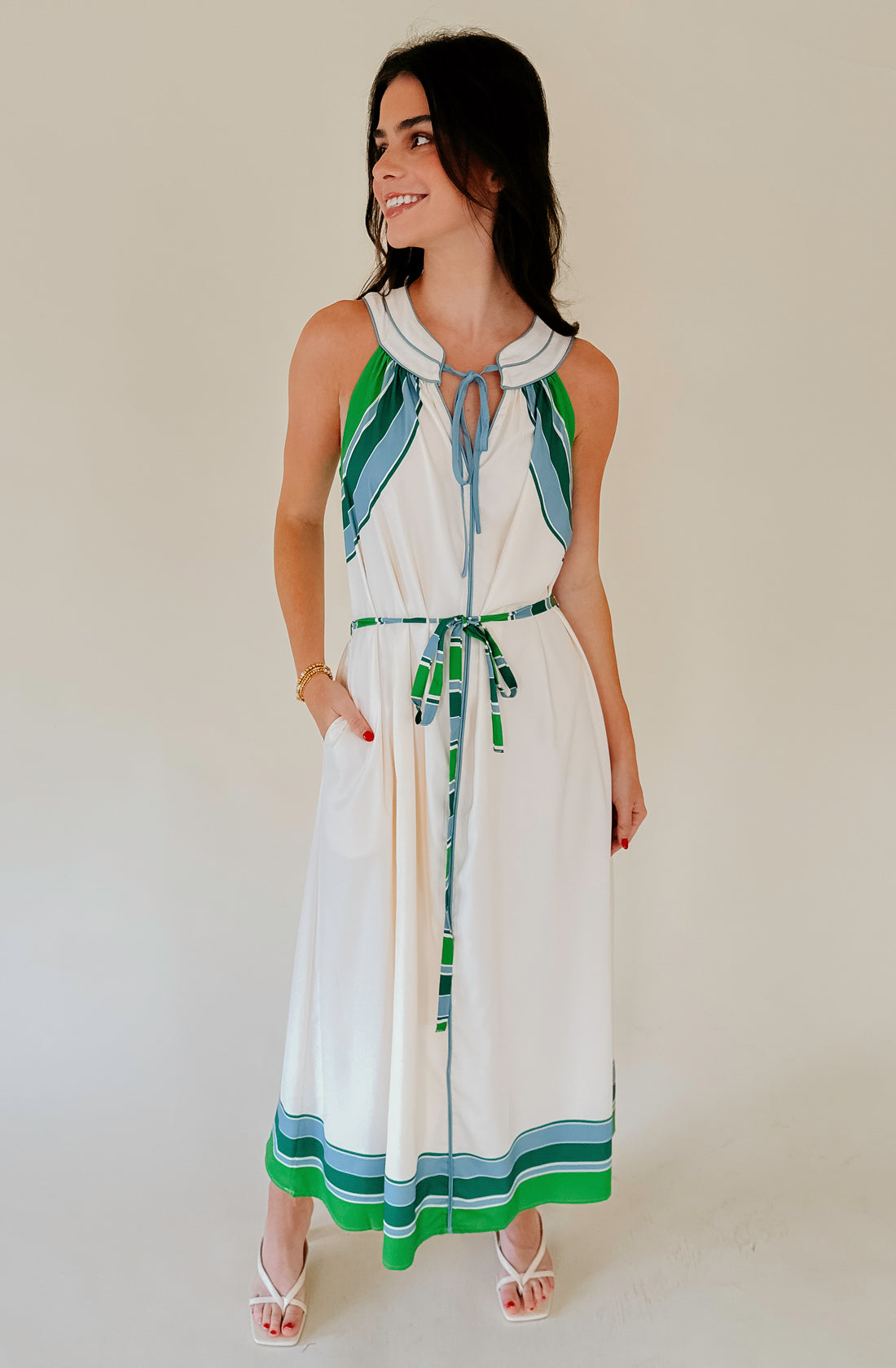 CIEBON MAVIS HALTER MIDI