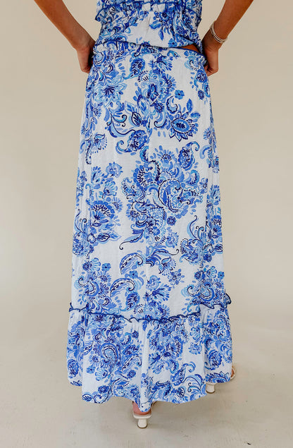 MEET ME IN GREECE MAXI SKIRT