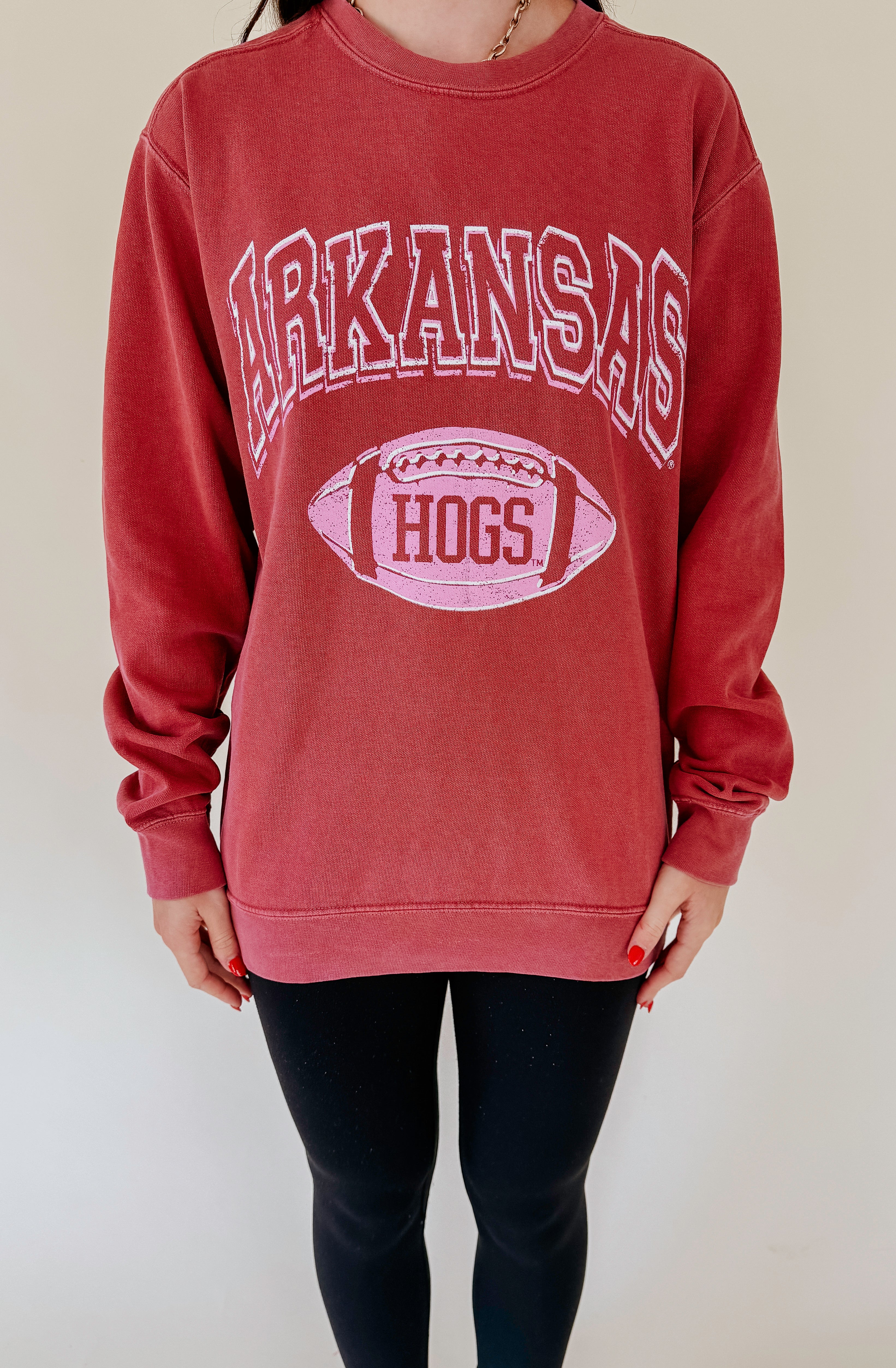ARKANSAS FOOTBALL SWEATSHIRT