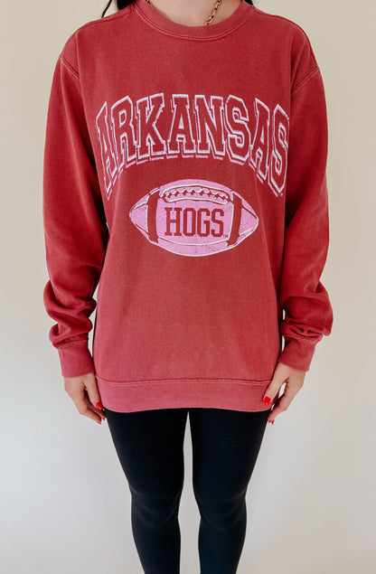 ARKANSAS FOOTBALL SWEATSHIRT