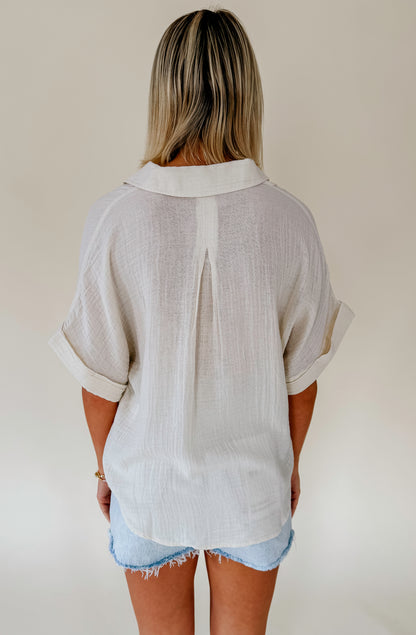 DAZE KATE BUTTONED TOP