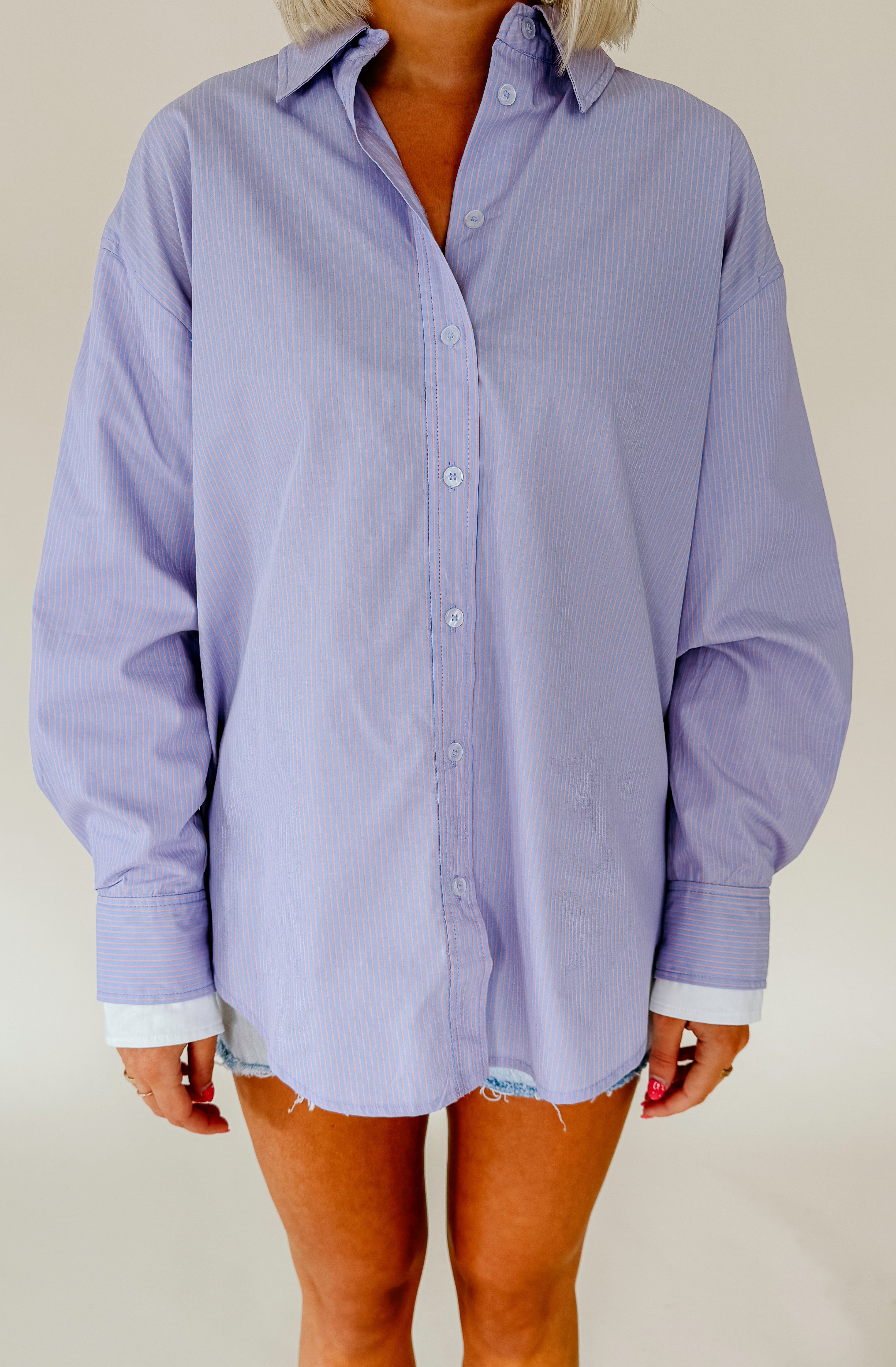 LINE AND DOT MAXIN SHIRT