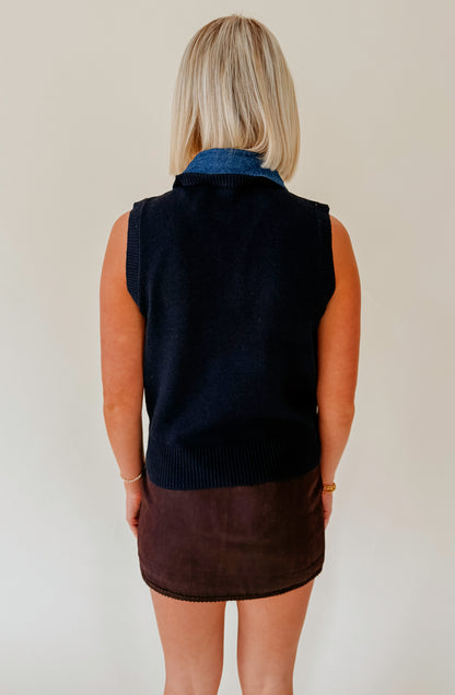STEVE MADDEN JEANE SWEATER VEST