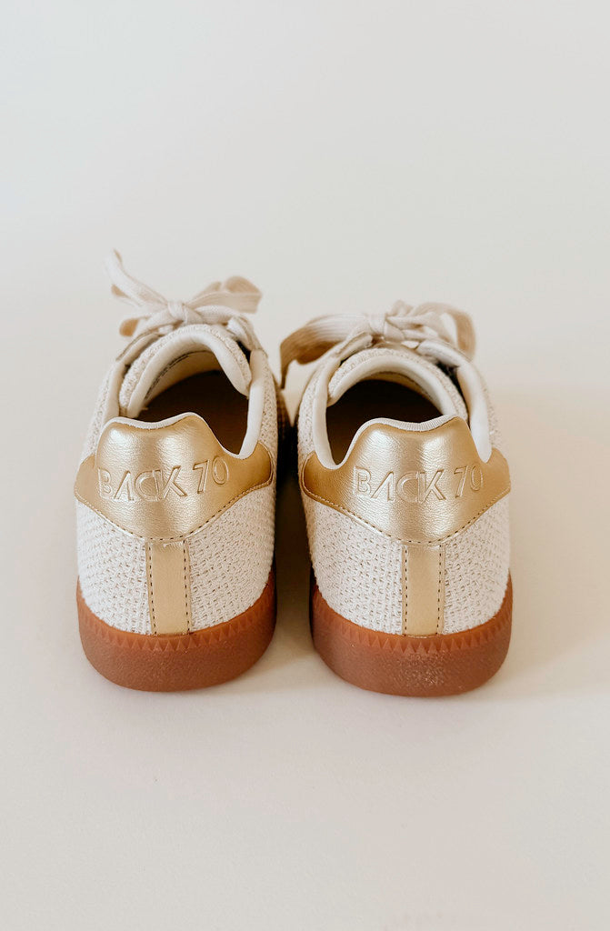 BACK 70 IUTA SNEAKER IN GOLD