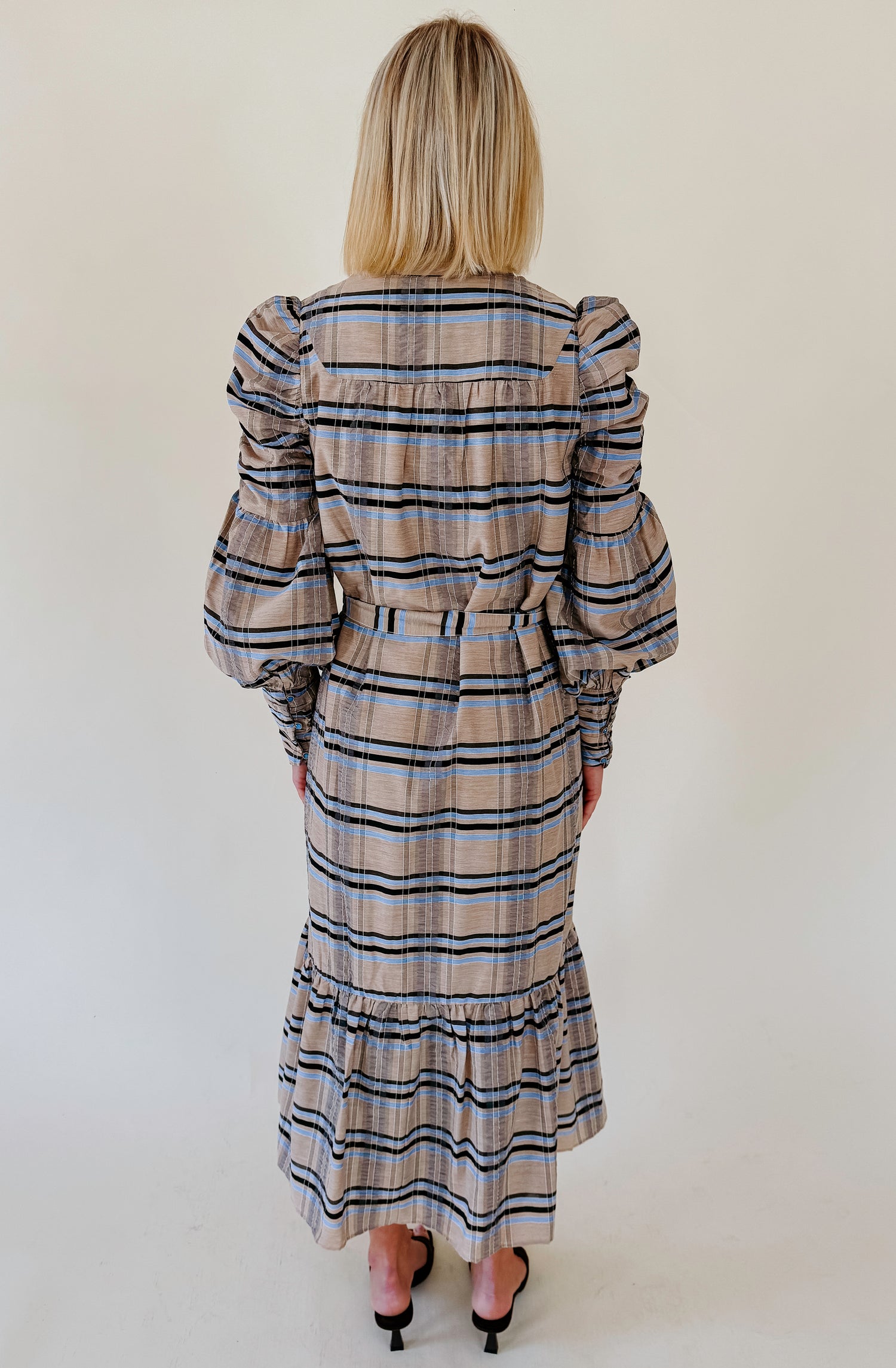 CIEBON MARIYAH PRINTED MAXI DRESS