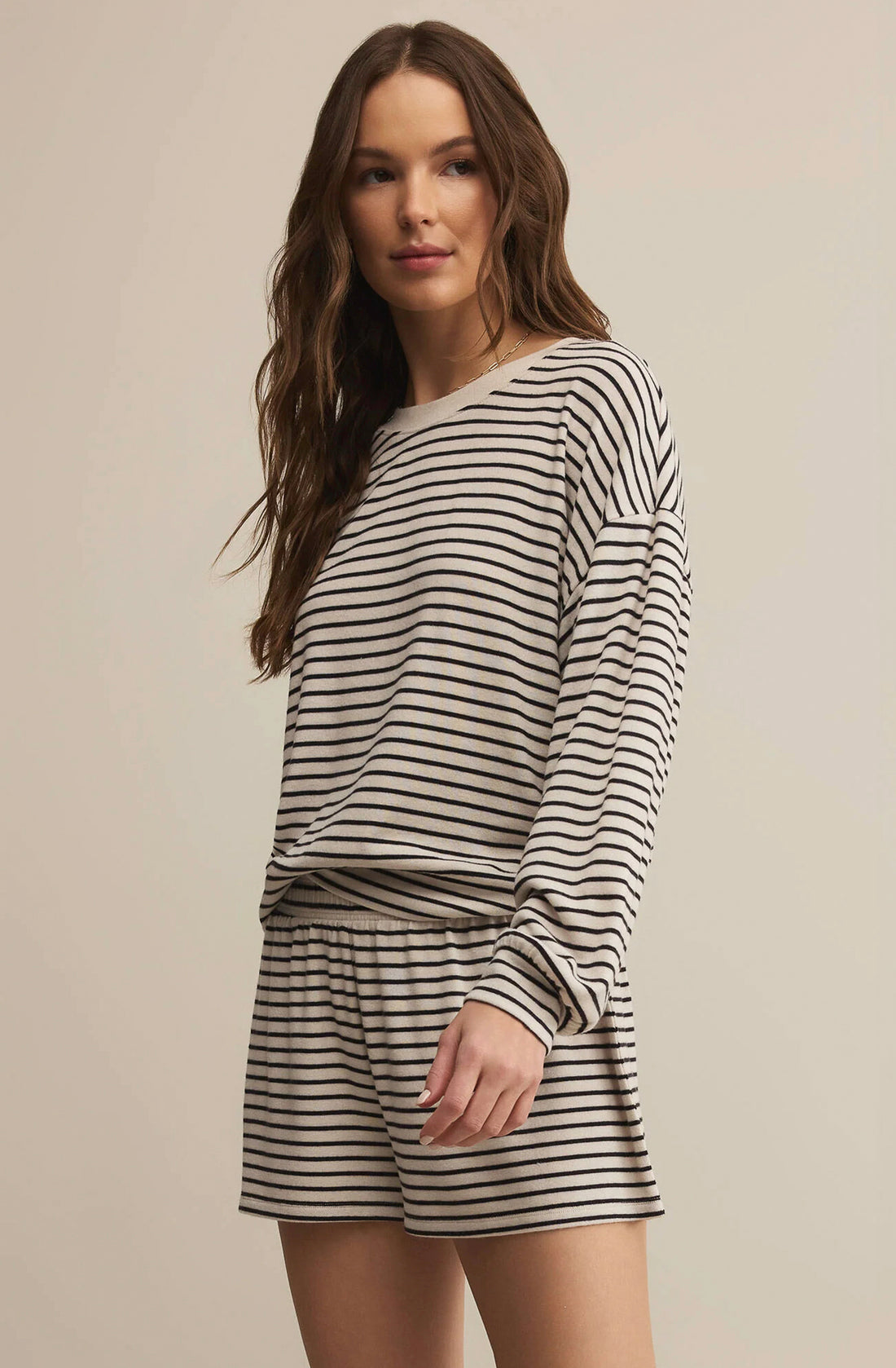 Z SUPPLY LUXE STRIPE TOP