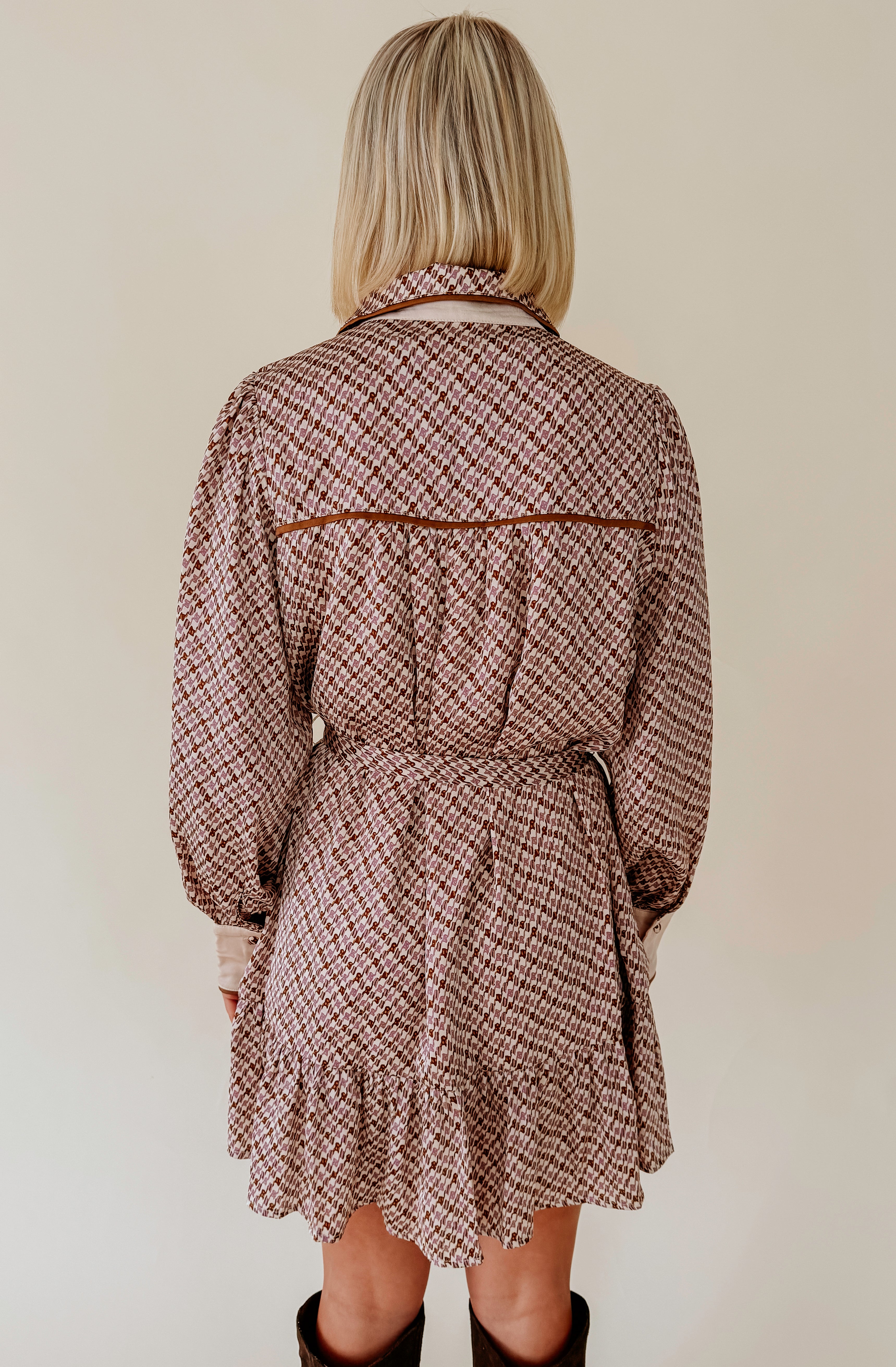 YOU GET IT BUTTONED DRESS
