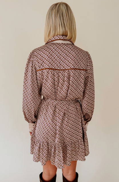 YOU GET IT BUTTONED DRESS