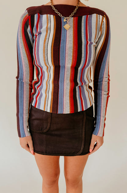 STEVE MADDEN SERRA SWEATER IN MULTI