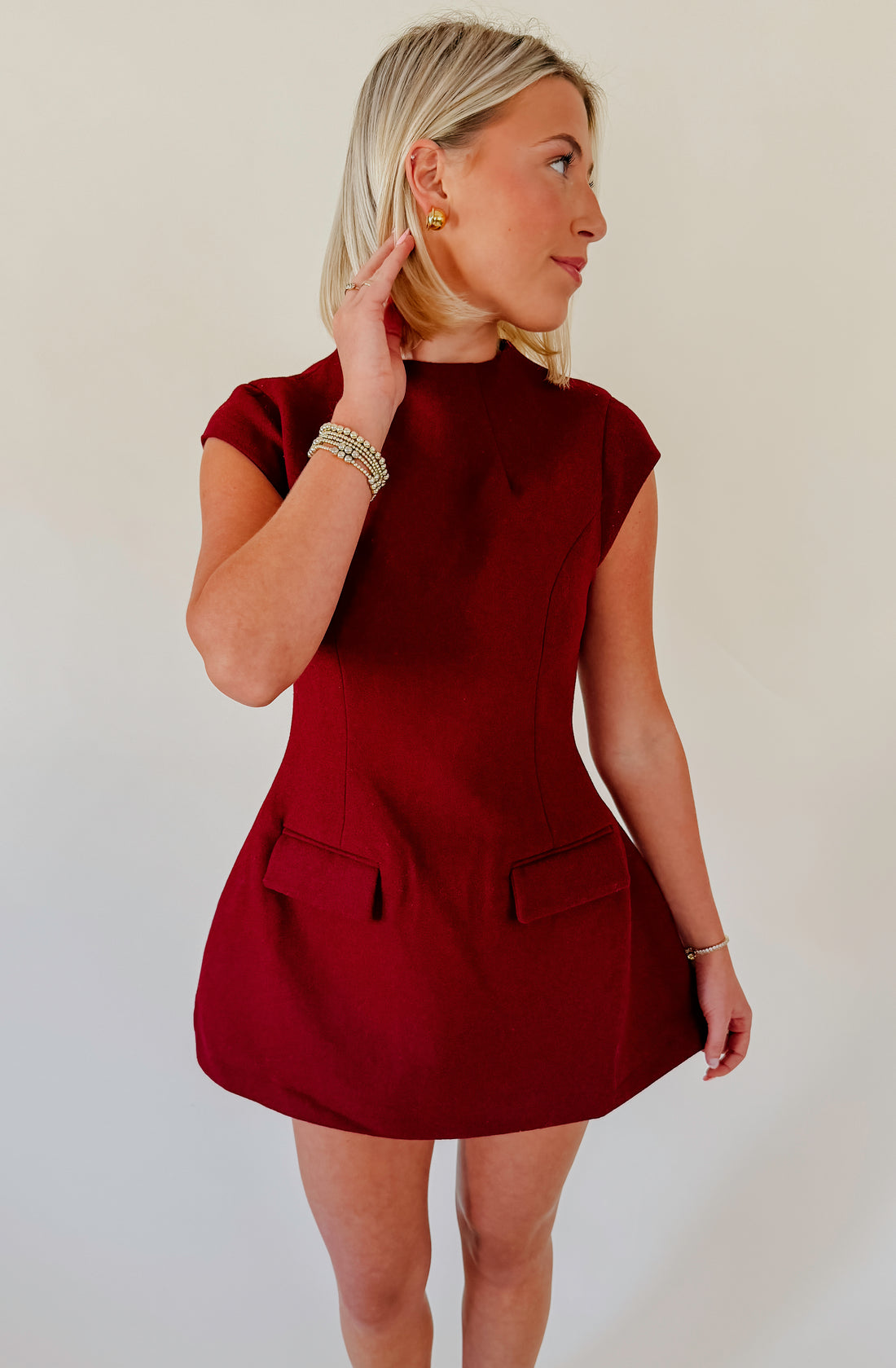 LINE AND DOT NOELIA MINI DRESS