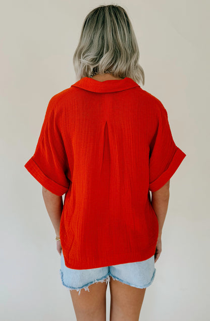 DAZE KATE BUTTONED TOP