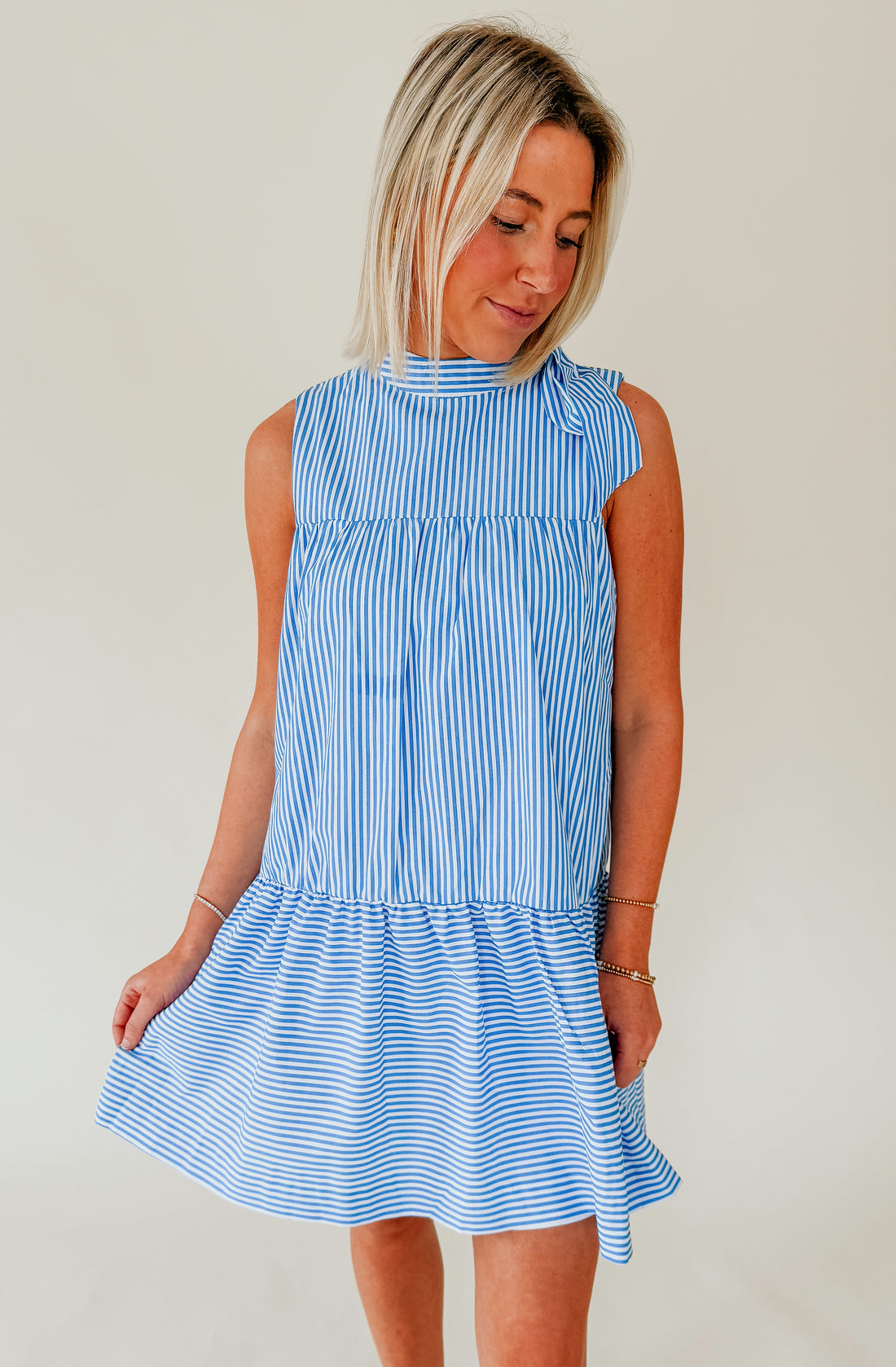 THE KELSON STRIPED DRESS