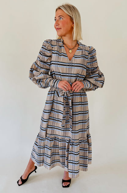 CIEBON MARIYAH PRINTED MAXI DRESS